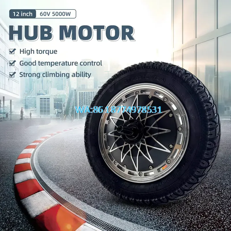 محرك محور دراجة Wmwmnu عالي ال - مراجعة 60V 5000W Brushless Hub Motor وسعره