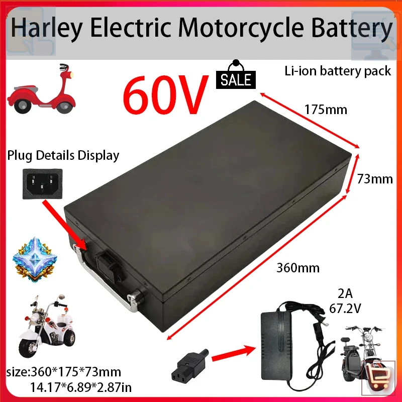60 فولت 20 أمبير-60 أمبير بطار - مراجعة 72V 30Ah Lifepo4 Battery Pack وسعره