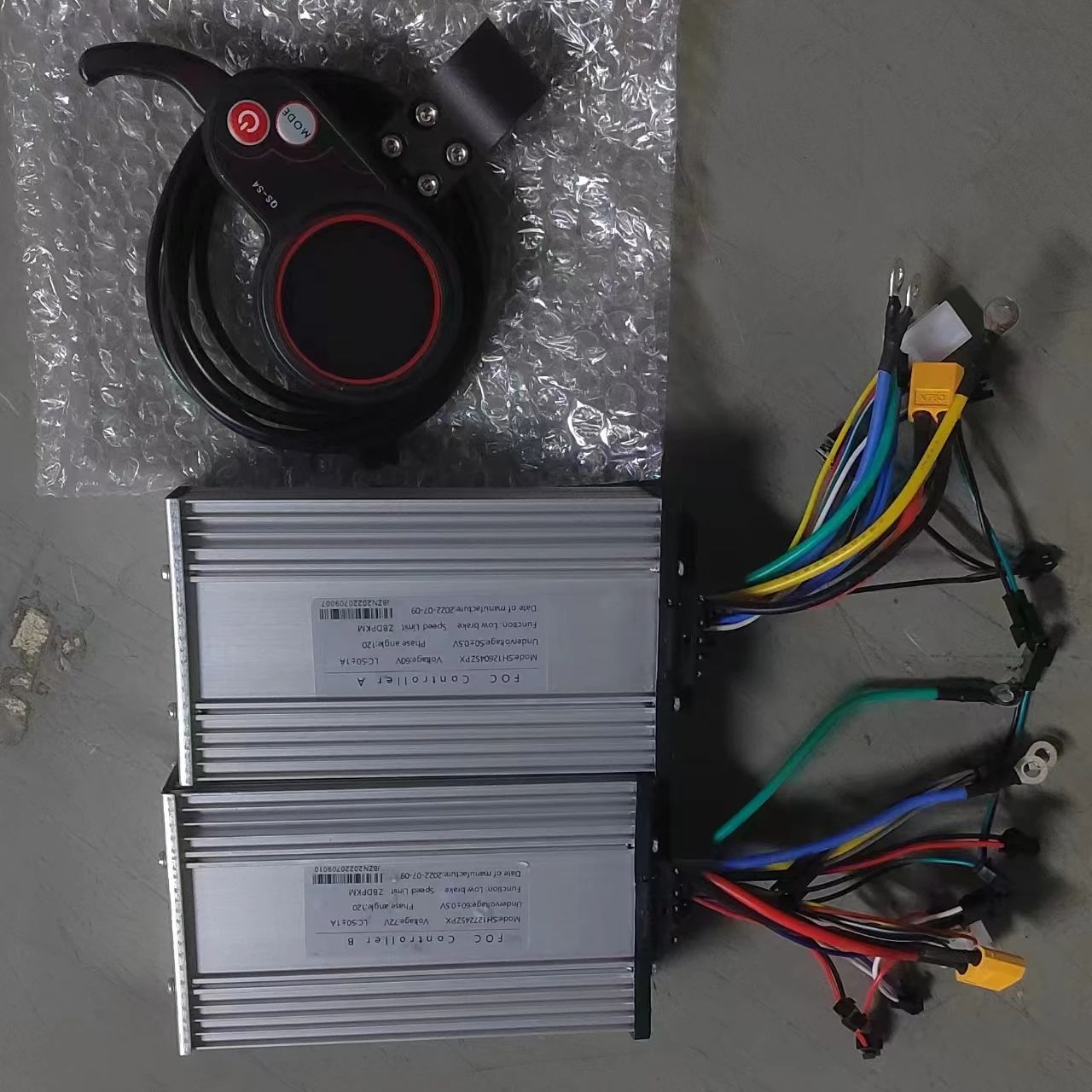 JBZN 60 فولت 72 فولت 50A موجة  - مراجعة 72V 45A Dual Controller وسعره