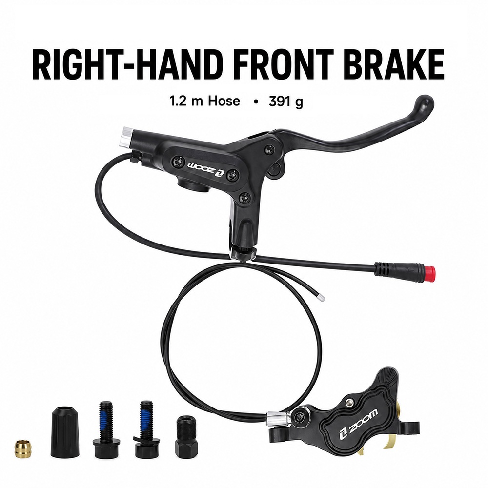 مجموعة فرامل قرصية هيدروليكية  - مراجعة Zoom Hydraulic Brake 4 Piston E-Scooter وسعره