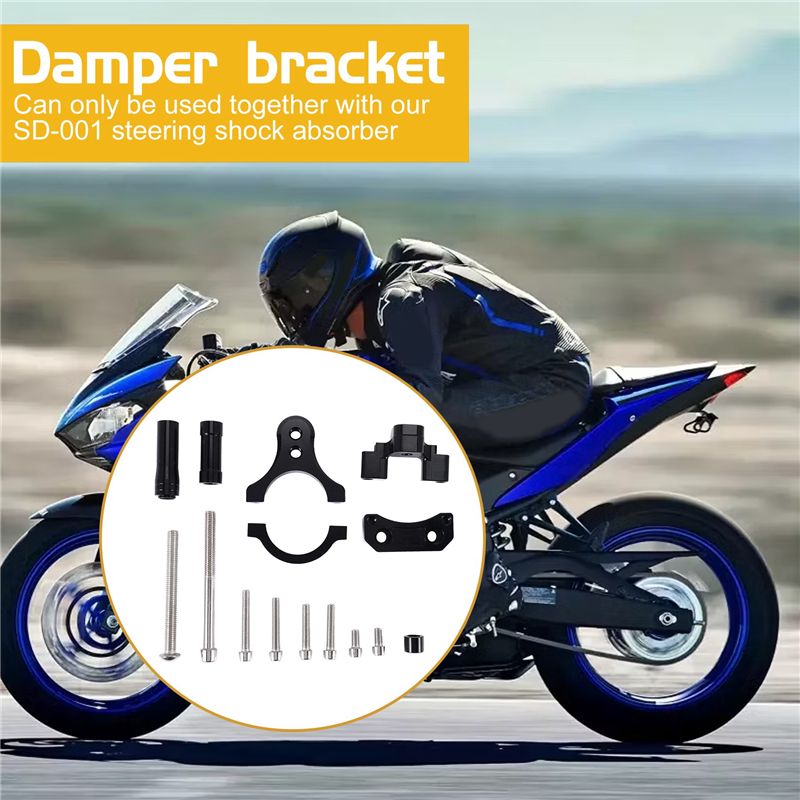 مجموعة تثبيت حامل ممتص الصدمات - مراجعة Steering Damper Stabilizer Kit Cnc وسعره