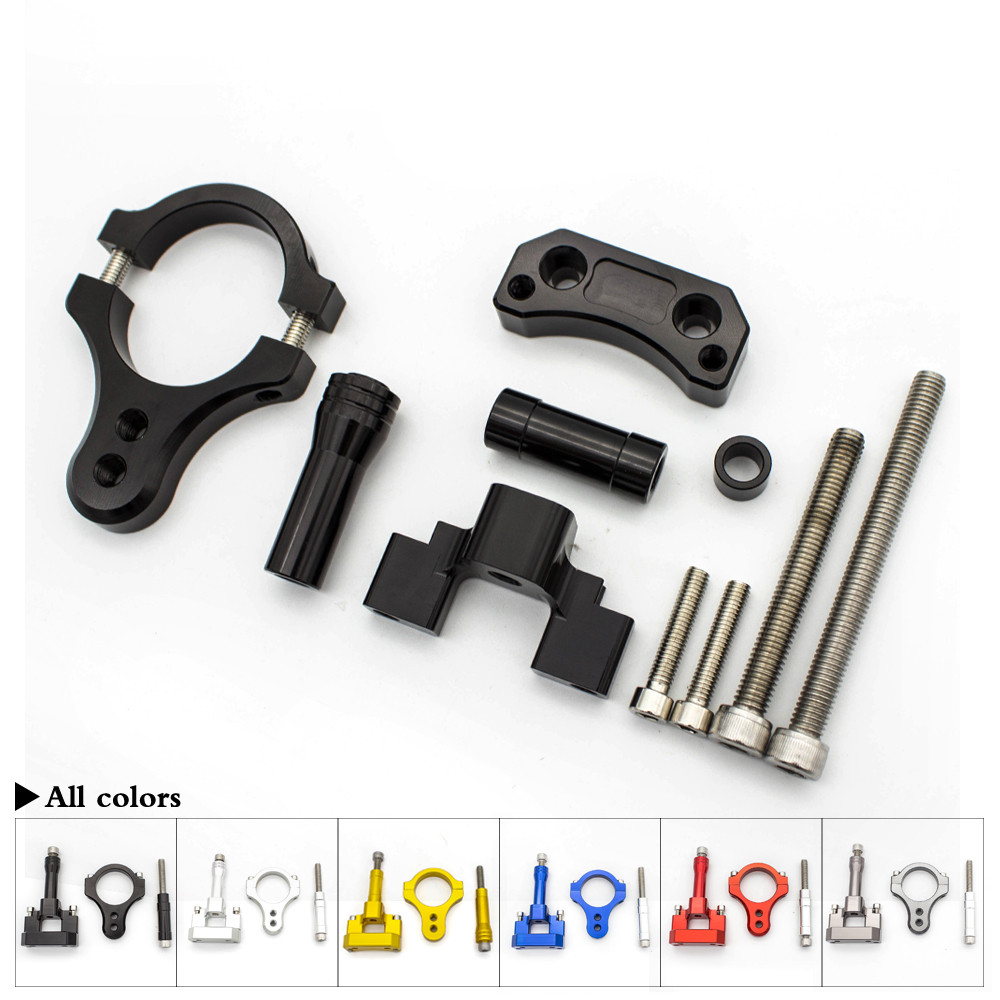 مثبت توجيه دراجة نارية من الأل - مراجعة Steering Damper Stabilizer Kit Cnc وسعره