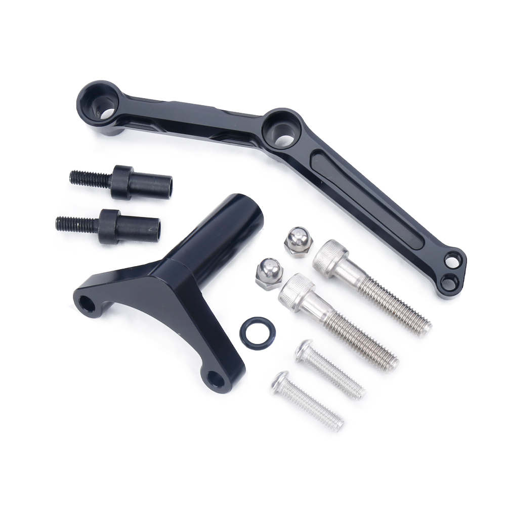 ملحقات الدراجة النارية باستخدا - مراجعة Steering Damper Stabilizer Kit Cnc وسعره