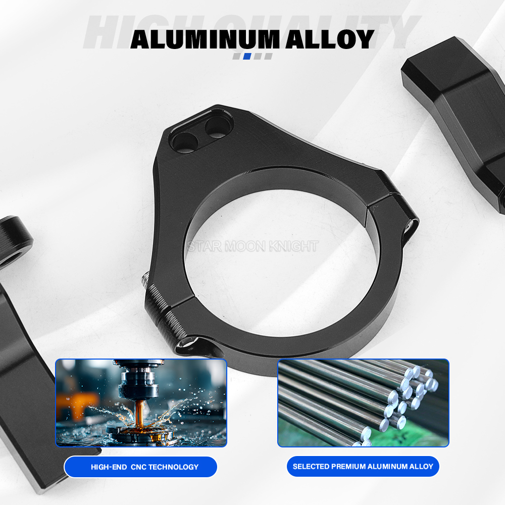 حامل مخمد التوجيه للدراجات الن - مراجعة Steering Damper Stabilizer Kit Cnc وسعره