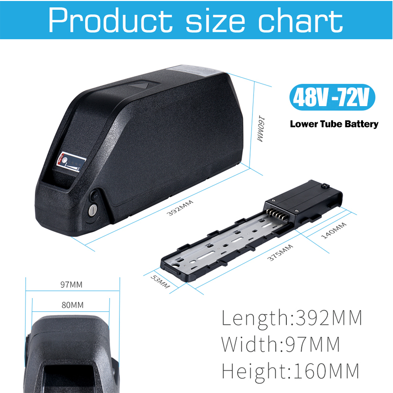 بطارية دراجة كهربائية 48 فولت  - مراجعة 60V 30Ah 21700 Battery Pack وسعره